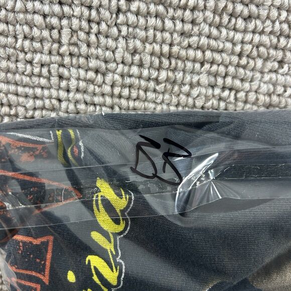 VINTAGE ROCKSTAR ENERGY DRINK Shirt Mens Large Black Mayhem Festival 2010 Goth - Picture 10 of 10